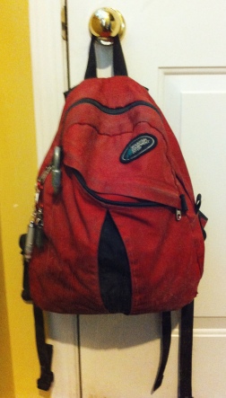 Just to give you an idea of what my old "crag bag" looked like. This bag is older than I am and still going strong!