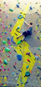 Climbing my finals route in provincials